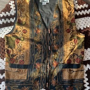 Funky embroidered vest